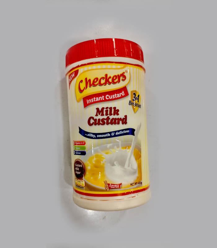 Checkers 3 in 1 Milk Flavour Custard 400kg