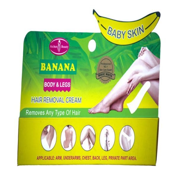 Aichun Beauty Banana Body & Legs Hair Removal Cream