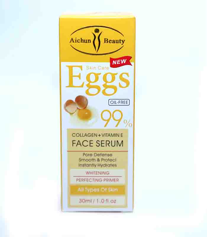 Aichun Beauty Skin Care Eggs Oil Free Collagen + Vitamin E Face Serum 30ml.jpg