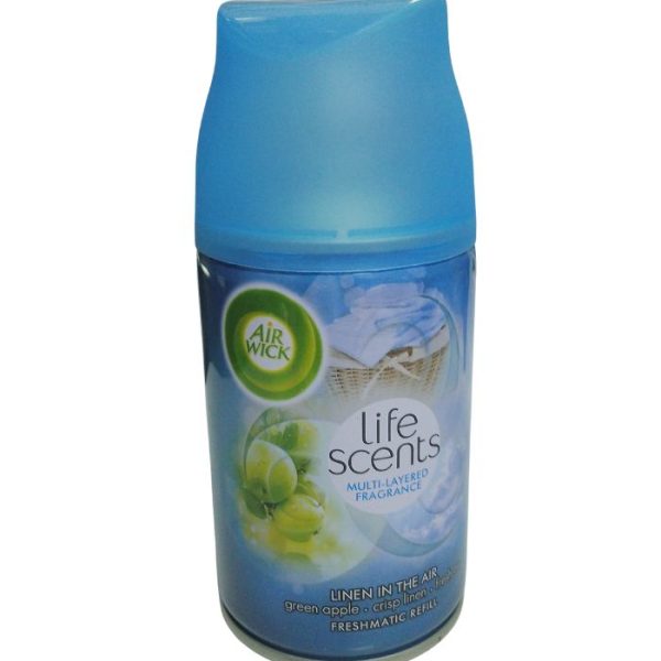 Air Wick Green Aple, Crisp Linen & Fresh Air Freshmatic Refill 250ml