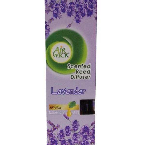 Air Wick Lavender Scented Reed Diffuser with Natural Essential Oils