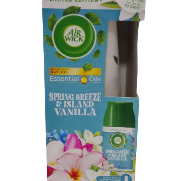 Air Wick Spring Breeze & Island Vanilla infused with Natural Essential Oils Diffuser