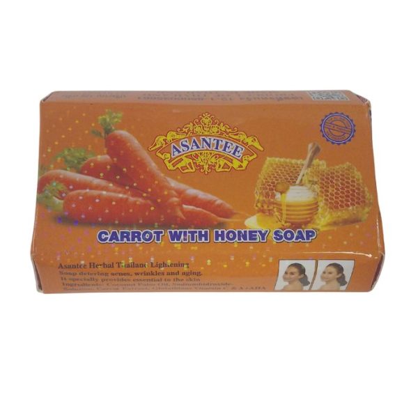 Asantee Carrot with Honey Brightening Face & Body Soap