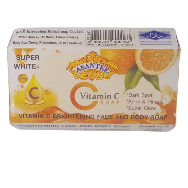 Asantee Vitamin C Brightening Face and Body Soap