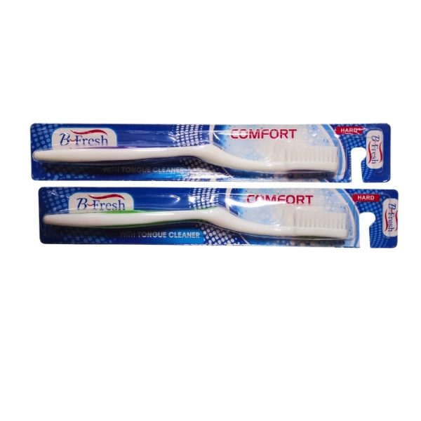 B-Fresh Comfort Single Hard Pack Toothbrush