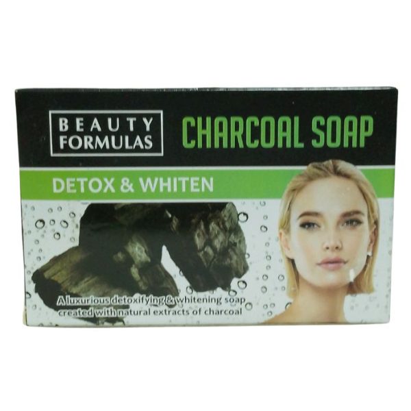 Beauty Formulas Detox & Whiten Charcoal Soap