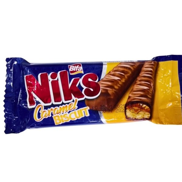 Bifa Niks Caramel Biscuits 49g