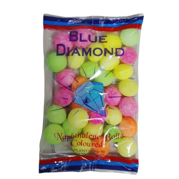 Blue Diamond Deodorizer Naphthalene Balls Coloured 150g
