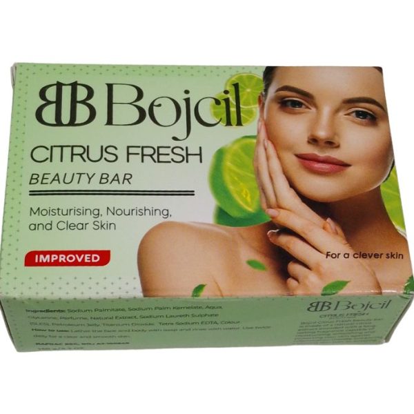 Bojcil Citrus Fresh Beauty Bar 150g ? Energizing Cleanse with Zesty Citrus Glow