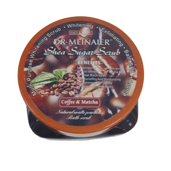 DR. MEINAIER Shea Sugar Scrub Coffee & Matcha 650g