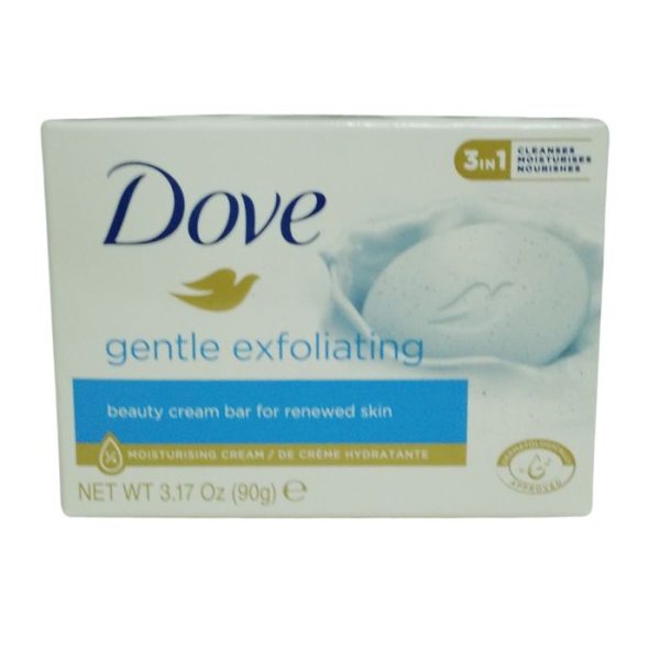 Dove Gentle Exfoliating Beauty Cream Bar for Renewed Skin 90g