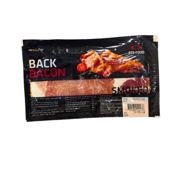 ESS-Food Back Bacon (Smoked) 200g