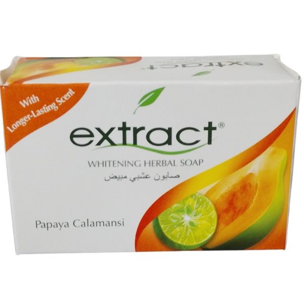 Extract Whitening Herbal Soap 125g – Nature Inspired Whitening with Calamansi & Papaya for Clear, Radiant Skin