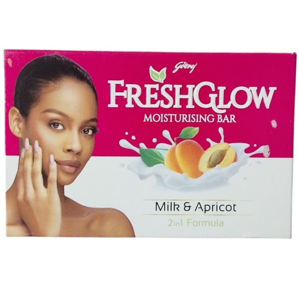 FreshGlow Moisturising Bar Milk & Apricot 140g – Deep Nourishment for Soft, Smooth & Radiant Skin
