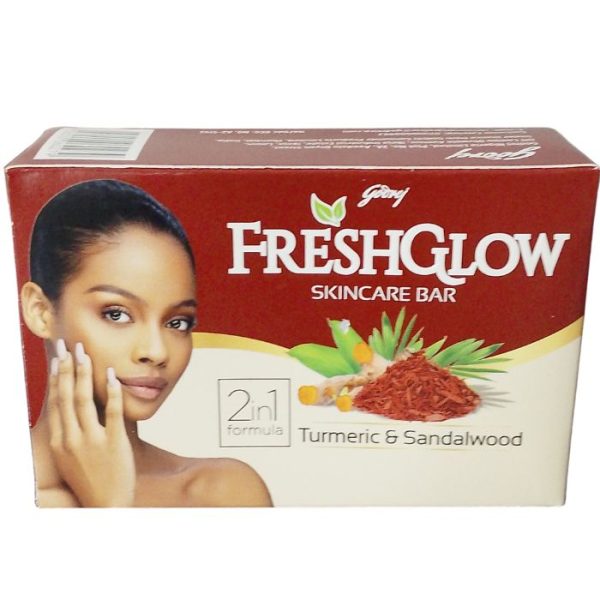FreshGlow Skincare Turmeric & Sandalwood Soap 140g – Natural Brightening Bar for Clear, Even Toned, Radiant Skin