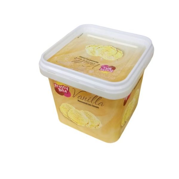 Frosty Bite Vanilla Flavoured Ice Cream Deep Pack Size 550ml