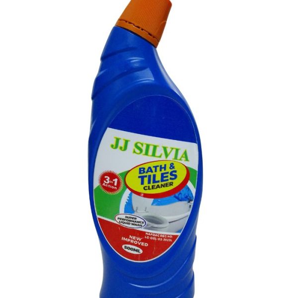 JJ Silva 3-in-1 Tiles, Baths & Toilet Cleaner 500ml – Deep Cleaning Power for a Sparkling Bathroom