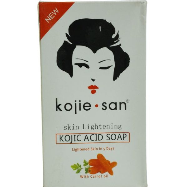 Kojie San Skin Lightening Kojic Acid Soap with Carrot Oil