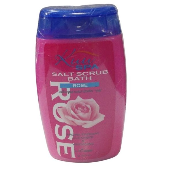 Kuu SPA Salt Scrub Bath ROSE 450g