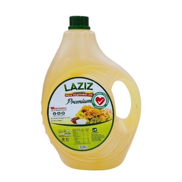 Laziz Refined Soya Oil-Pure Vegetable Oil 5L