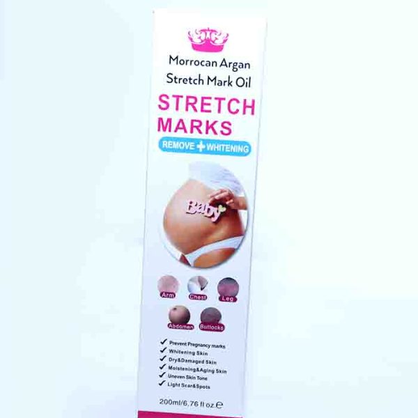 Morrocan Argan Stretch Marks Remover & Whitening Oil 200ml