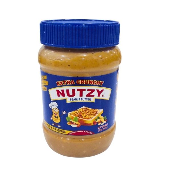 Nutzy Peanut Butter 510g - Extra Crunchy