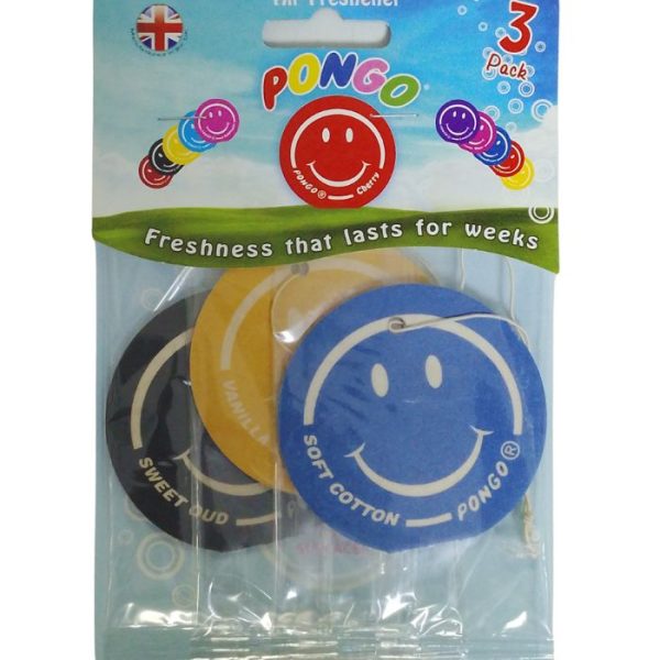 Pongo Sweet Oud, Vanilla & Soft Cotton Air Fresheners