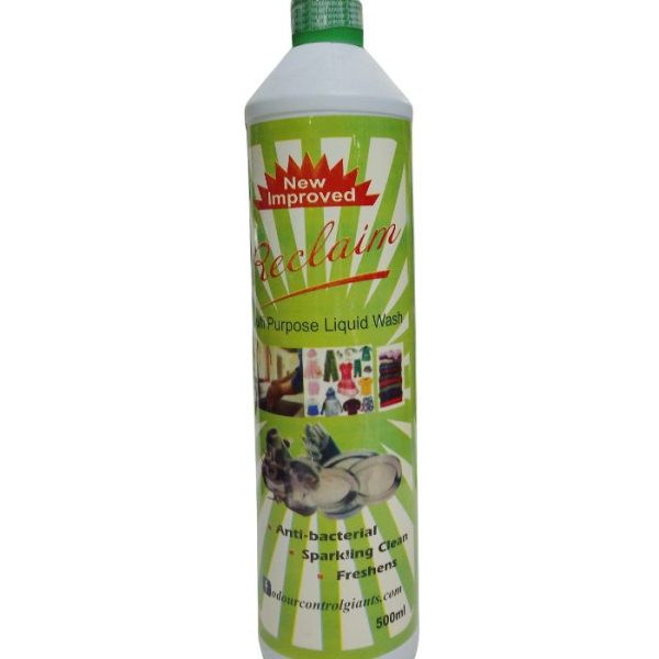 Reclaim Multipurpose Liquid Wash 500ml – Compact Power for Dishes, Surfaces & Laundry with Fresh, Effective Cleaning