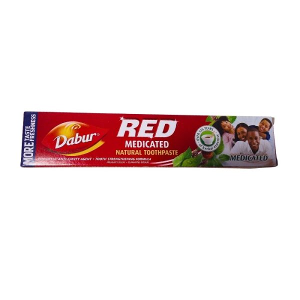 Red Medicated Natural Toothpaste