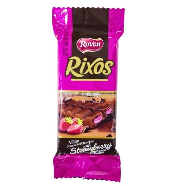Roven Rixos Milk Compound Chocolate with Starwberry Cream