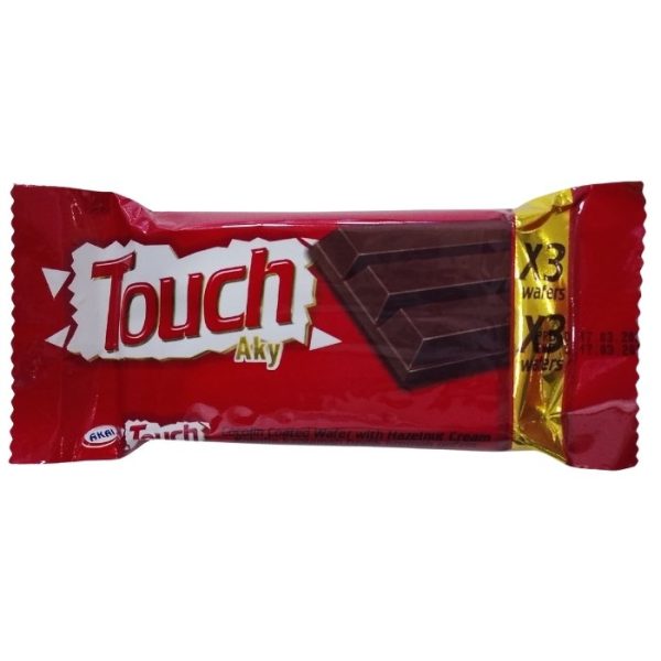 Touch Aky Cocolin Coated Wafer with Hazelnut Cream