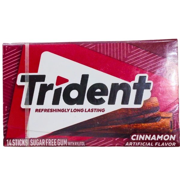 Trident Cinnamon Artificial Flavour Chewing Gum 1.9g