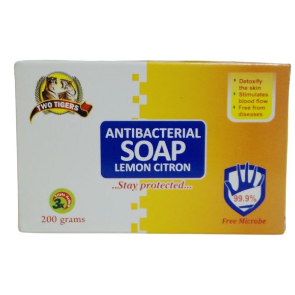 Two Tigers Antibacterial Soap Lemon Citron 200g
