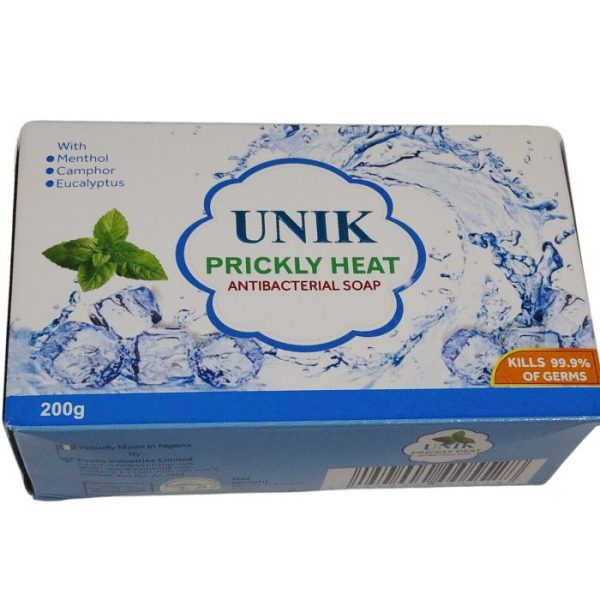 Unik Prickly Heat Anti-Bacterial Soap - Soothing Relief for Skin Irritations
