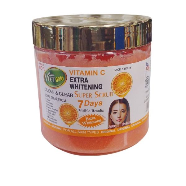 Veet Gold Vitamin C Extra Whitening Super Scrub 650g