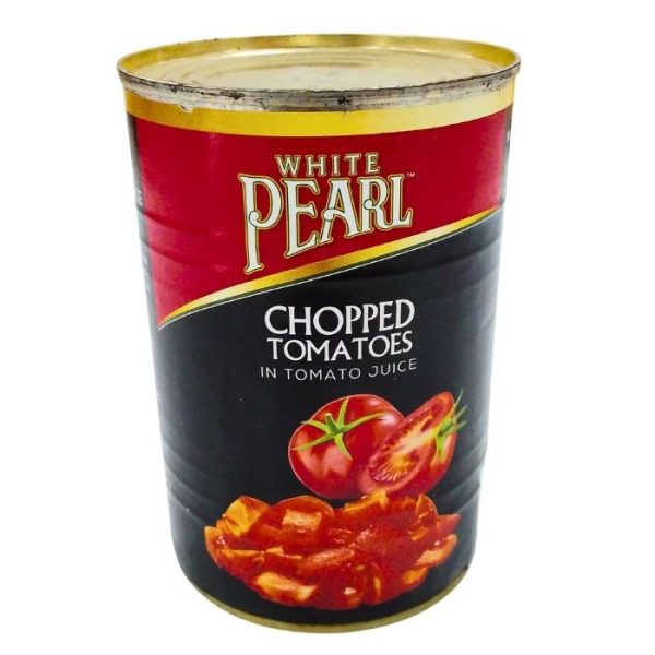 White Pearl Chopped Tomatoes in Tomato Juice 400g