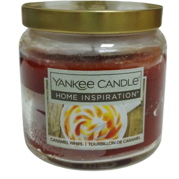 Yankee Candle Caramel Whirl 142g ? Warm & Indulgent Scented Candle with Buttery Caramel and Vanilla Notes