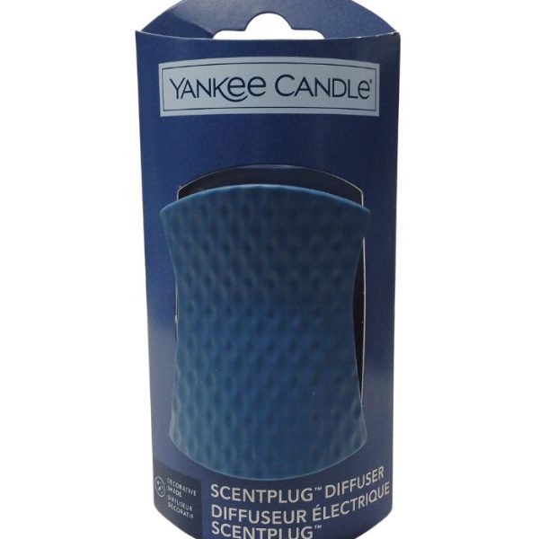 Yankee Candle ScentPlug Diffuser Deep Blue - Bold, Stylish Plug In Fragrance Diffuser for Continuous Home Freshness