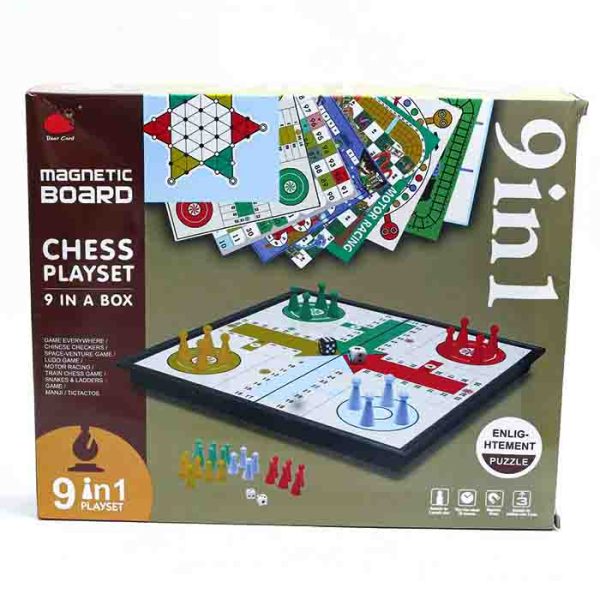 9-in-1 Magnetic Board Playset