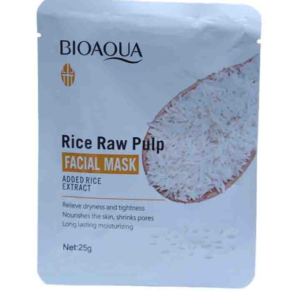 Bioaqua Rice Raw Pulp Facial Mask