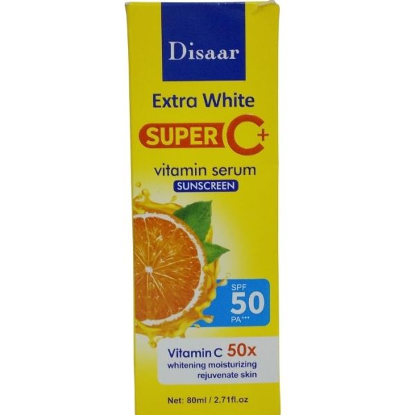 Disaar Extra White Super C Vitamin Serum Sunscreen 80ml