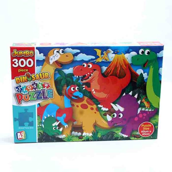 Jumbo 300-Piece Dinosaur Puzzles