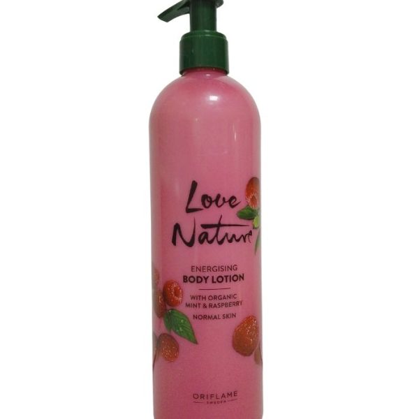 Love Nature Organic Mint & Strawberry Energising Body Lotion