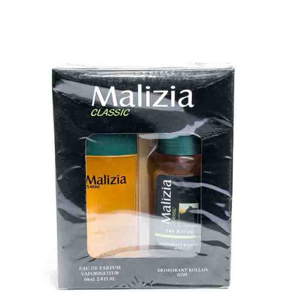Malizia Classic Perfume 60ml with Deodorant Roll On 60ml