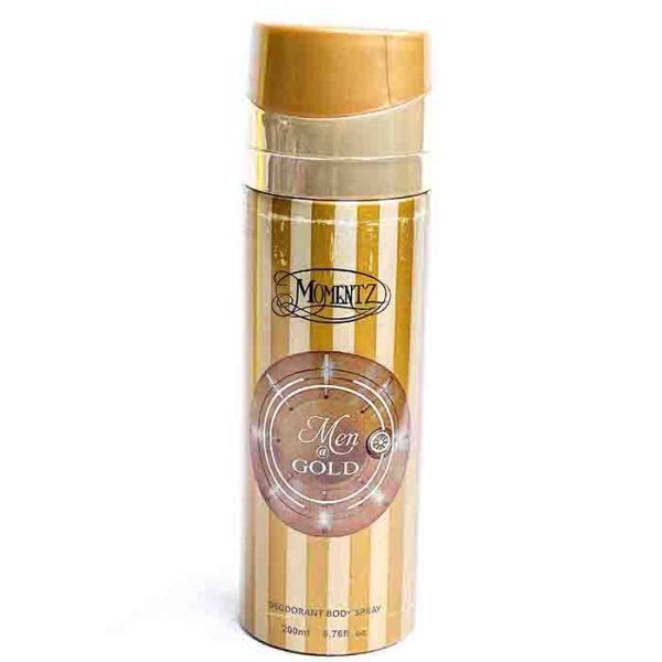 Momentz Man at Gold Deodorant Body Spray 200ml