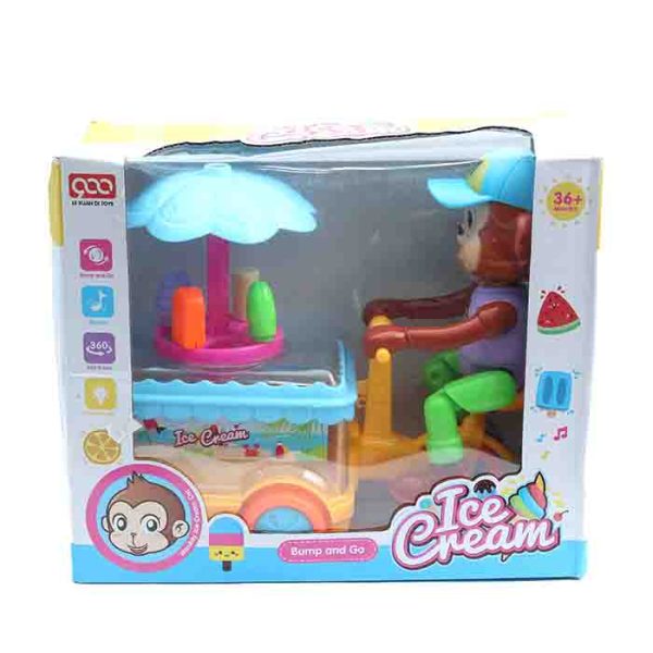 Monkey Ice Cream Cart