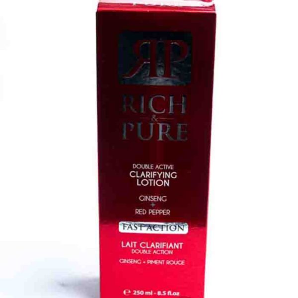 Rich & Pure Double Active Clarifying Lotion with Ginseng & Red Pepper 250ml