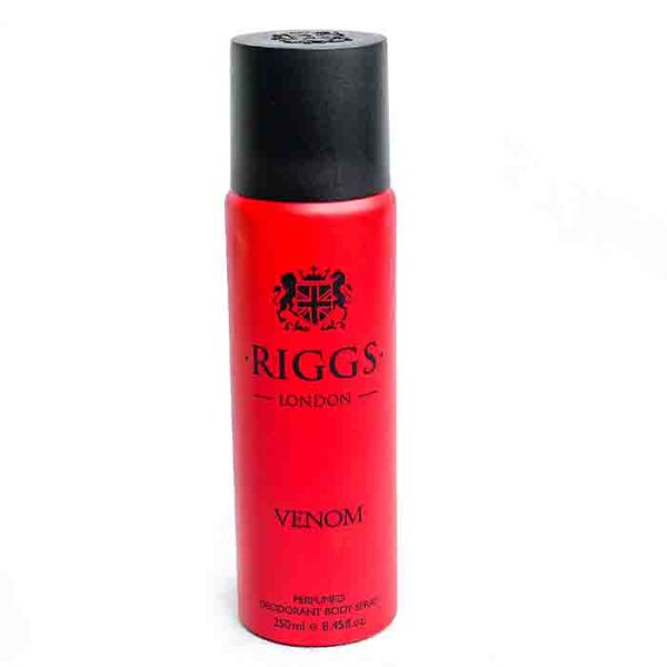 Riggs London Venom Perfumed Deodorant Body Spray 250ml