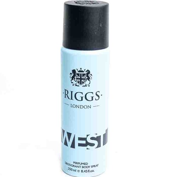 Riggs London West Perfumed Deodorant Body Spray 250ml
