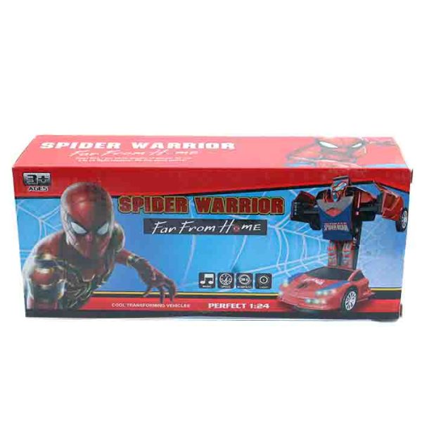 Spider Warrior Far From Home Transforming Car